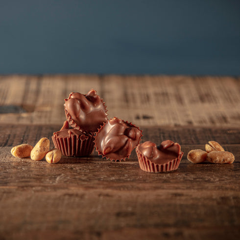 Bourbon Barrel Foods Bourbon Smoked Sea Salt Milk Chocolate Clusters Box Gift Set